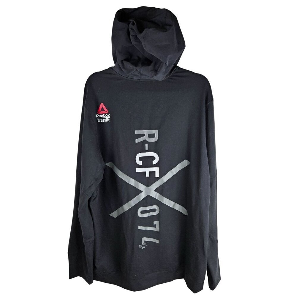 Reebok CrossFit Zip Up Rare 2014 Hoodie Jacket Men's 2XL Santa Cruz‎ CA, CR-055